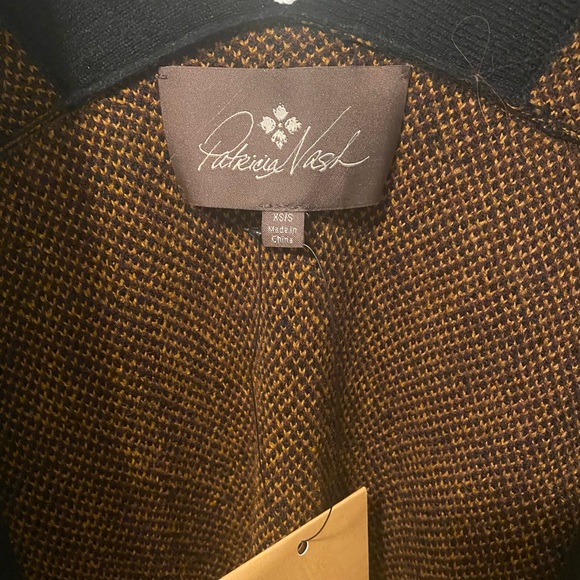 Patricia nash Knit Shawl leopard poncho fall - Picture 5 of 11